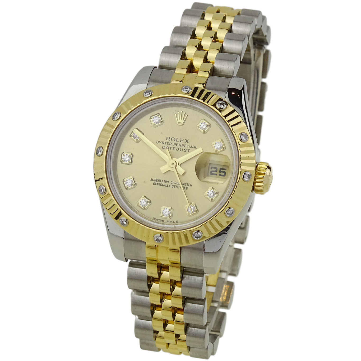 Rolex Lady Datejust Steel and Gold 179313