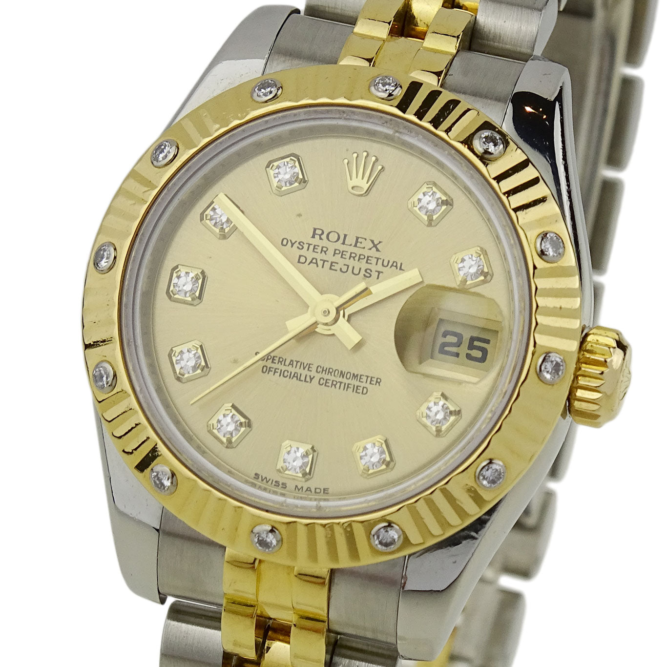 Rolex Lady Datejust Steel and Gold 179313