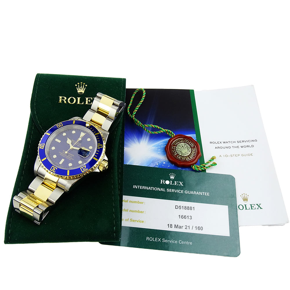 Rolex Submariner Date Steel and Gold 16613