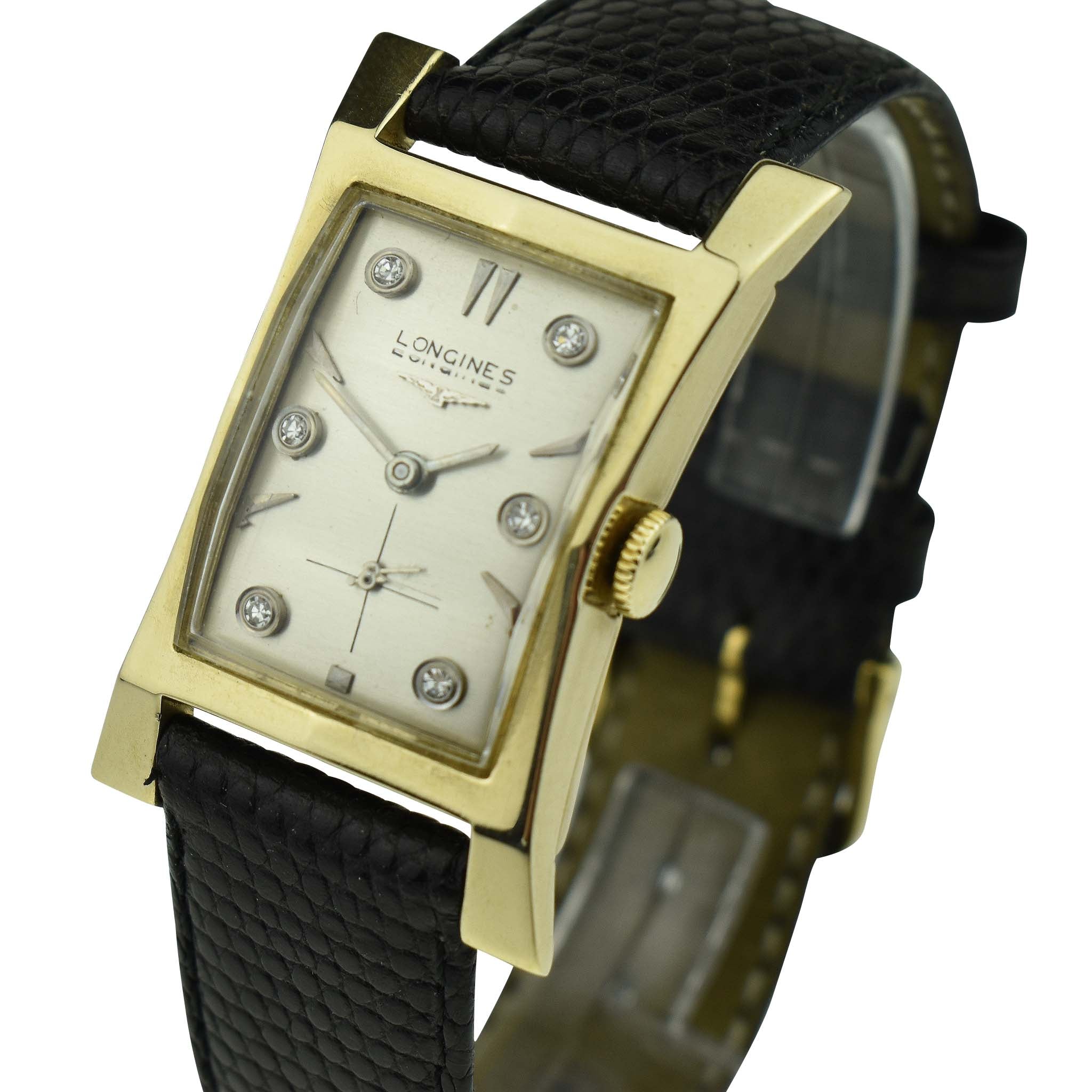 Longines Diamond Dial 14ct Gold 2038-2