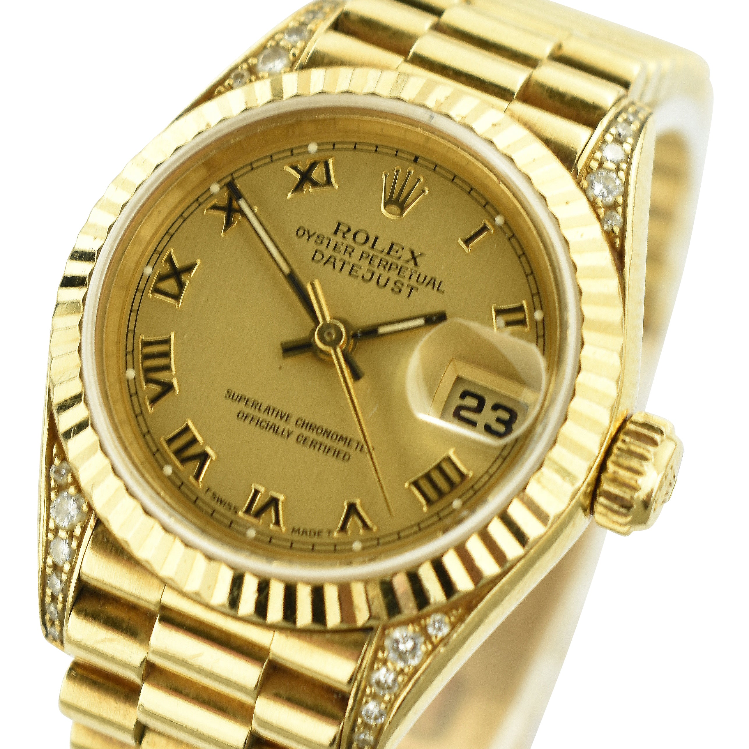 Rolex Oyster Perpetual Datejust Diamond-Set Ladies 69238