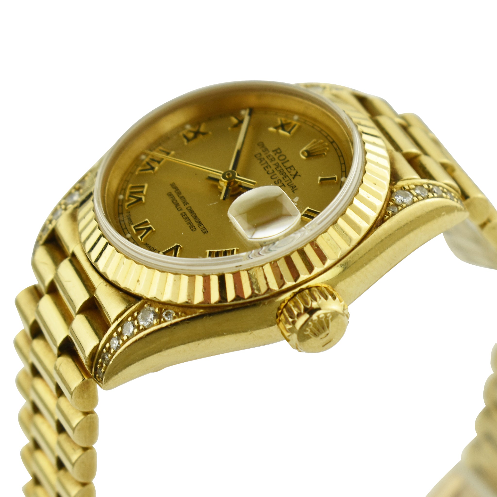 Rolex Oyster Perpetual Datejust Diamond-Set Ladies 69238