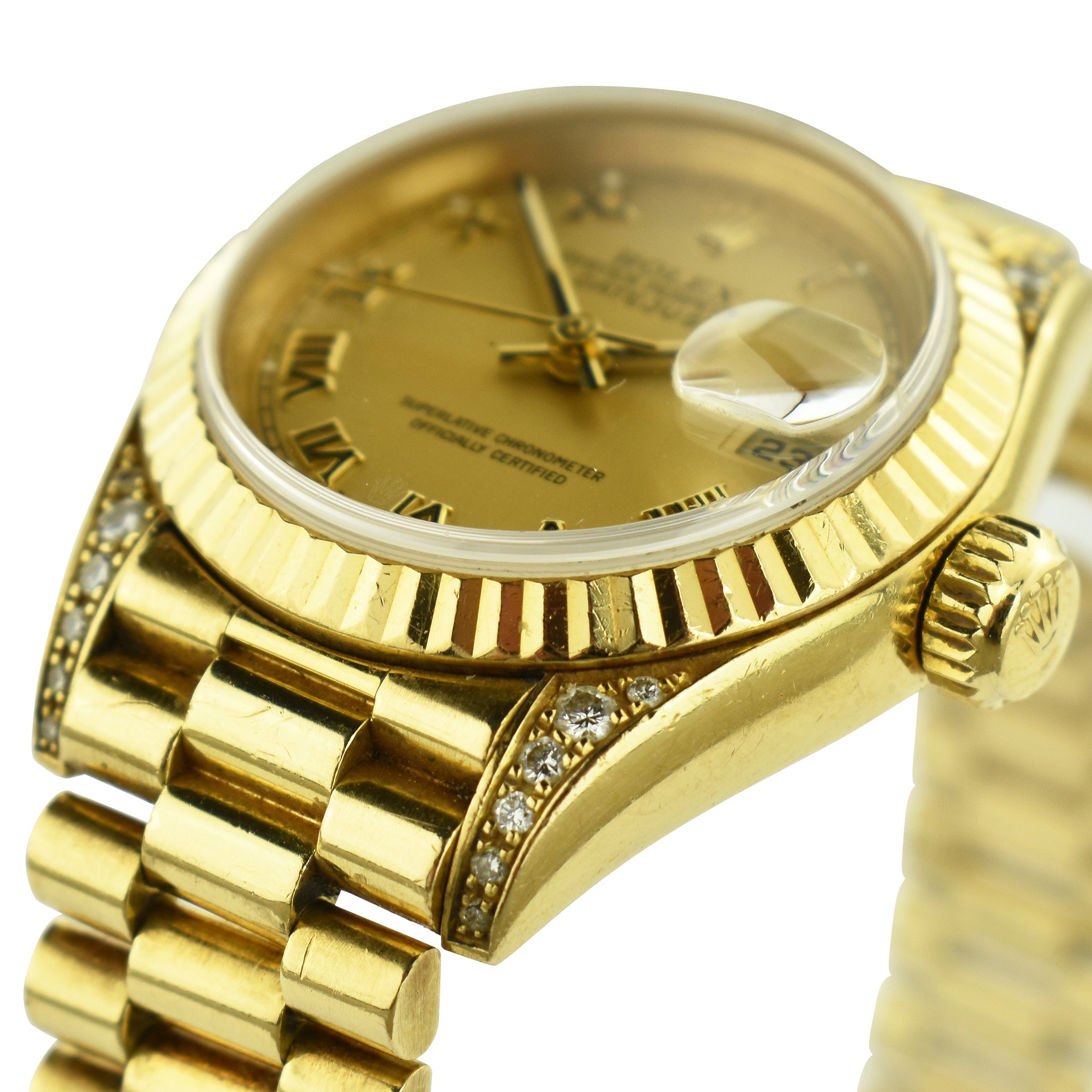 Rolex Oyster Perpetual Datejust Diamond-Set Ladies 69238