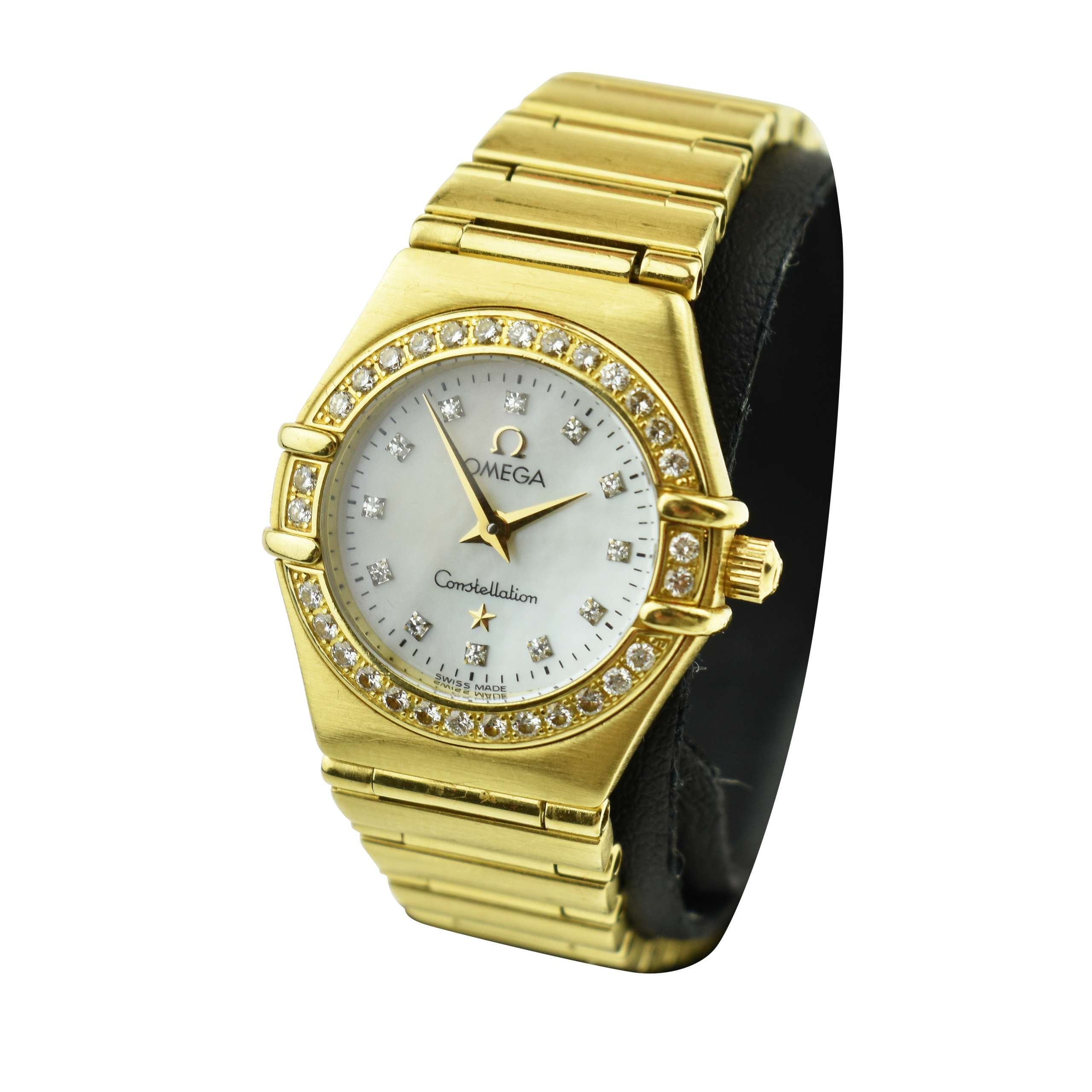Omega Constellation Ladies 18ct Gold 116.77.500