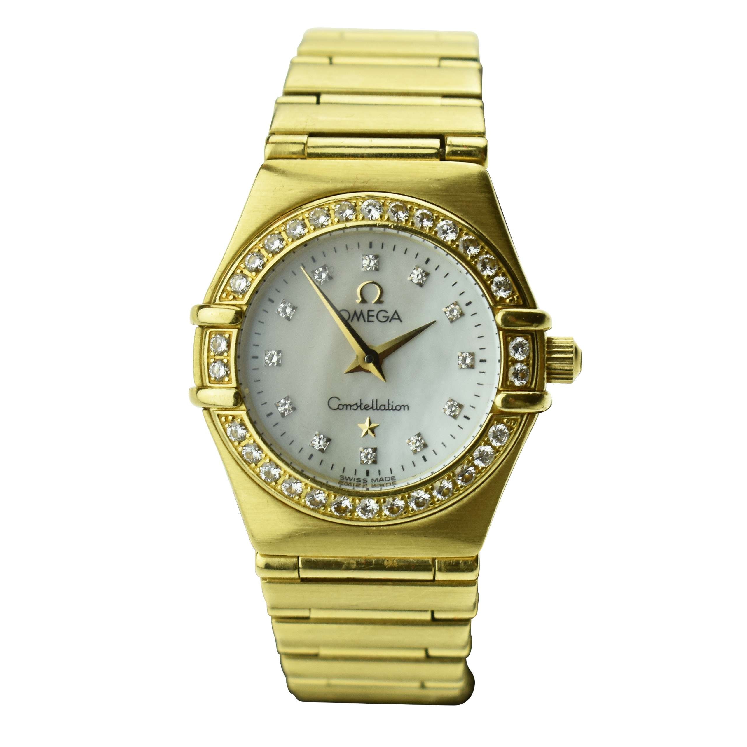 Omega Constellation Ladies 18ct Gold 116.77.500