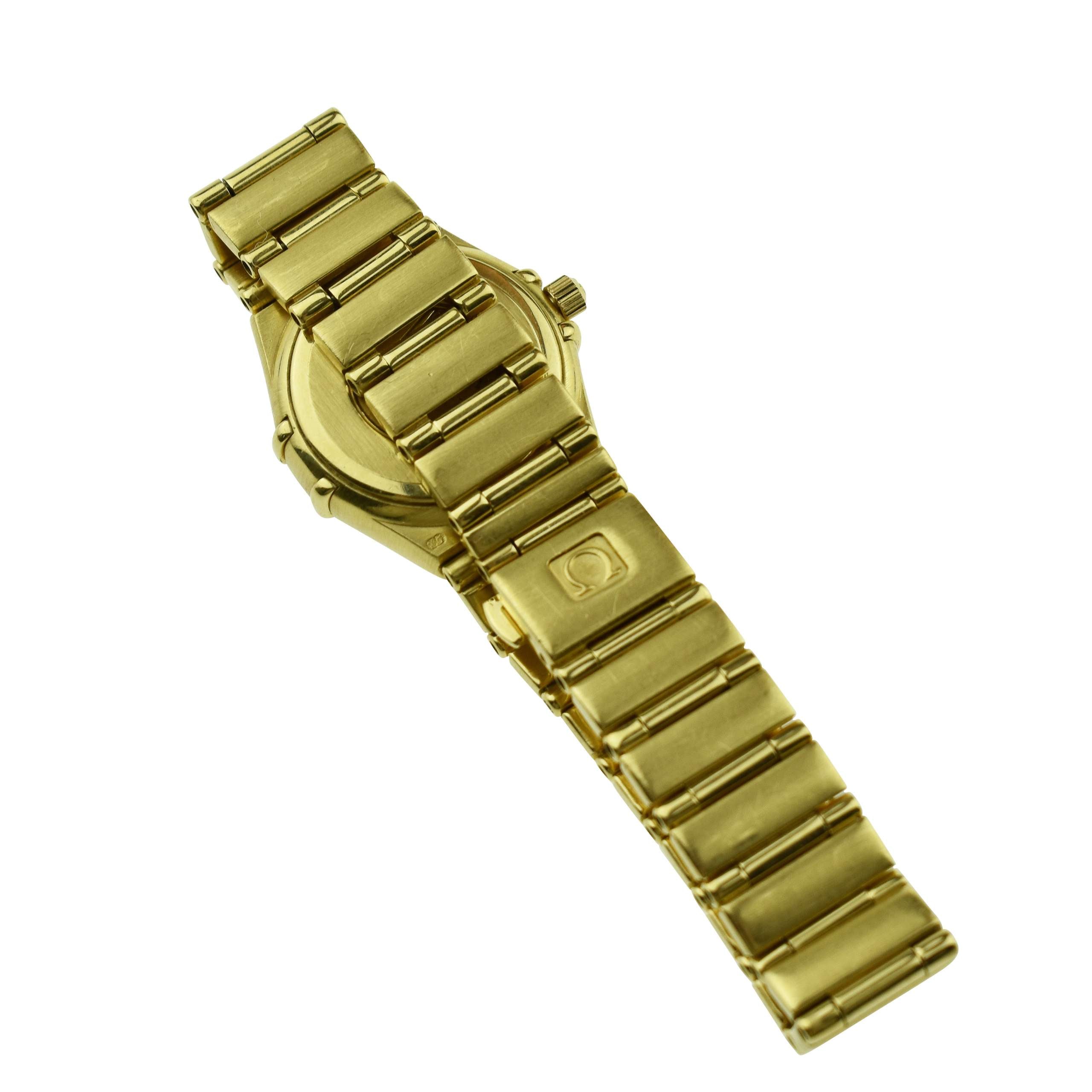 Omega Constellation Ladies 18ct Gold 116.77.500