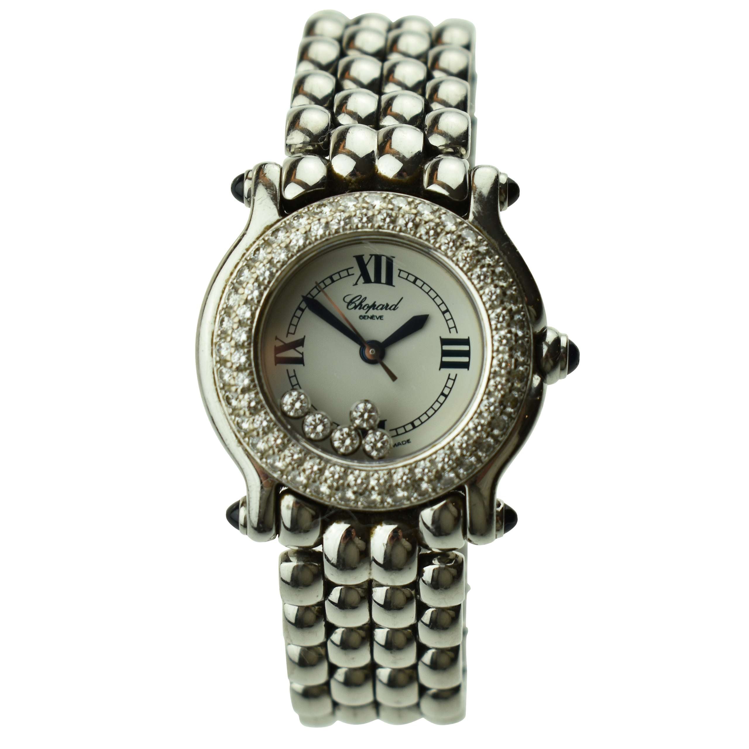 Chopard Happy Sport Ladies Diamond Watch 27/8294/23