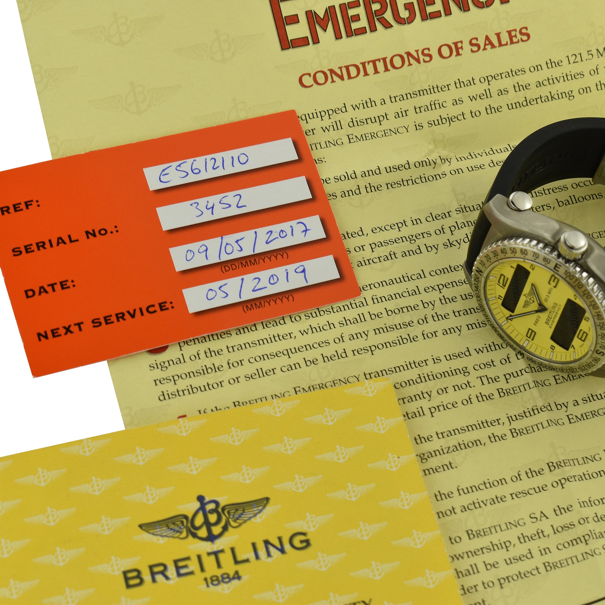 Breitling Emergency Mission Titanium Yellow E56121.1/3452
