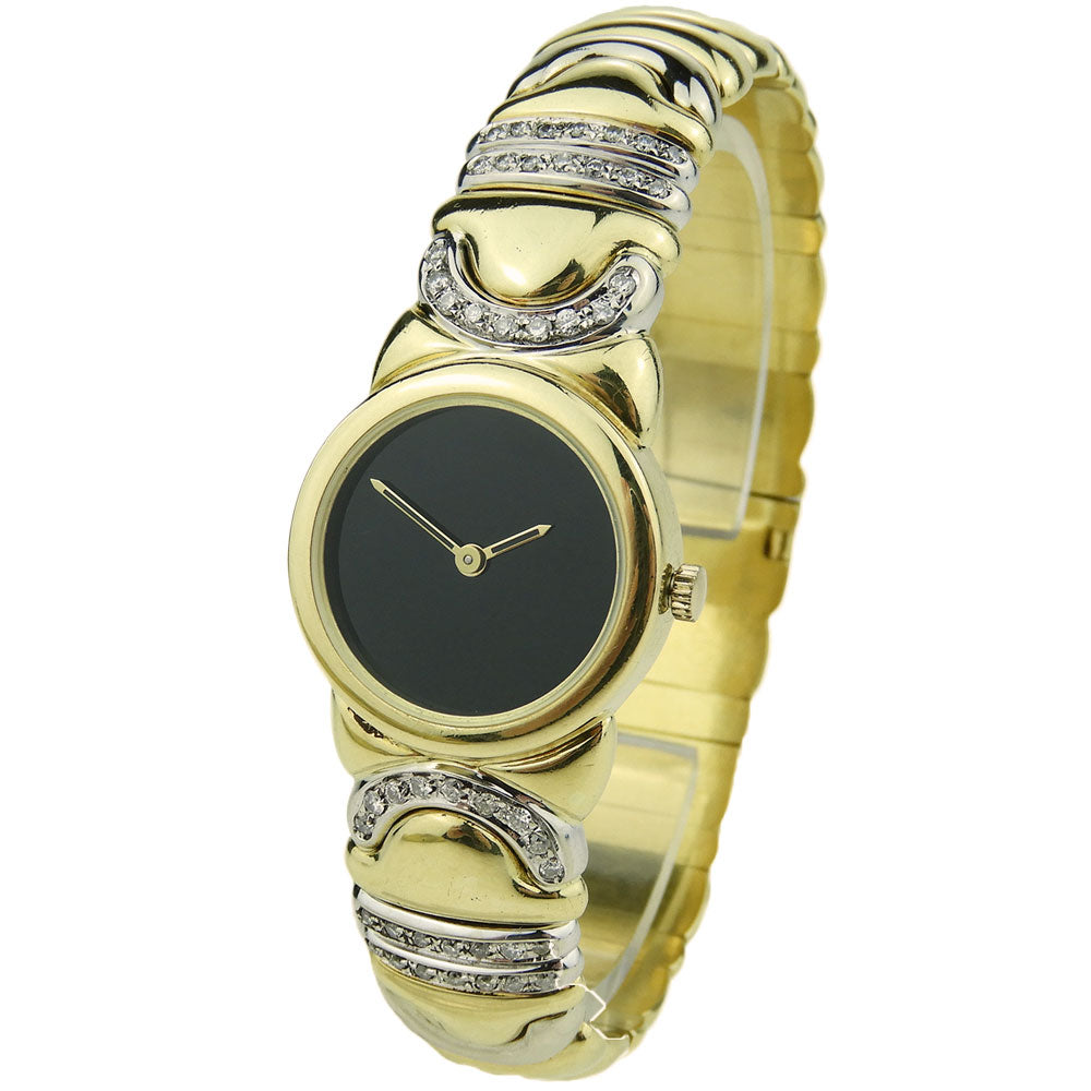 Bvlgari Parentesi 18k Gold Diamond Set Bangle JR0811L