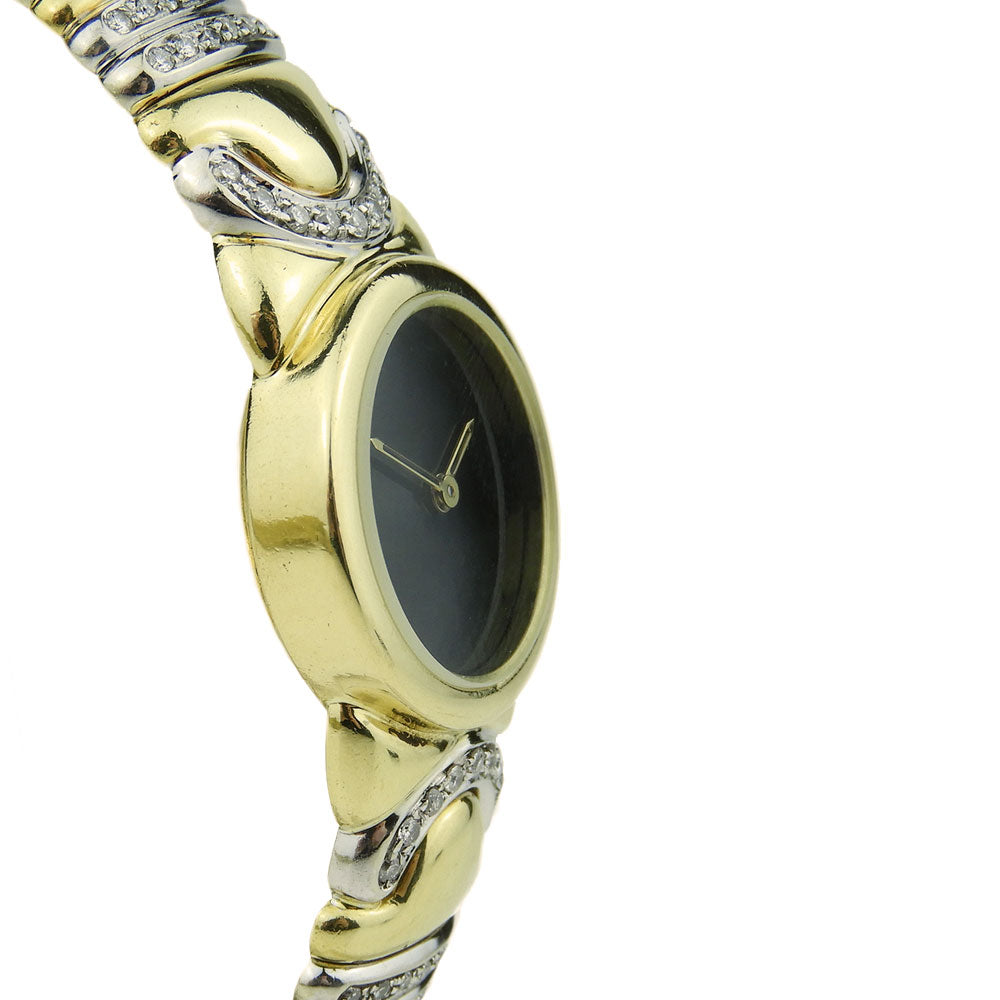 Bvlgari Parentesi 18k Gold Diamond Set Bangle JR0811L