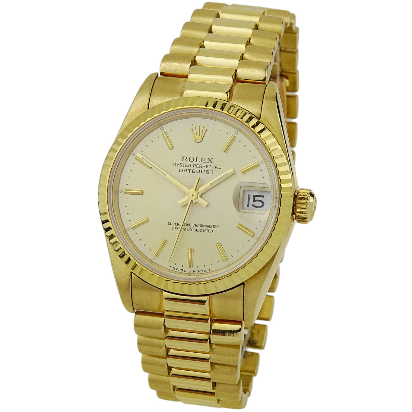Rolex Datejust 31 Oyster Perpetual 18k Gold 68278