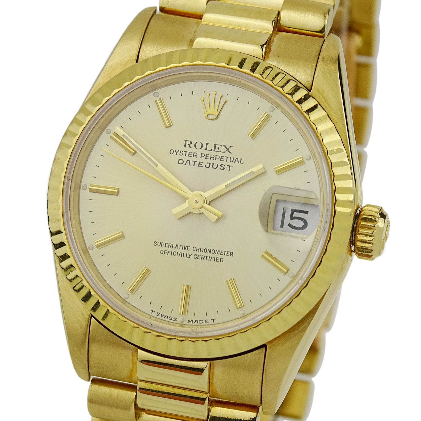 Rolex Datejust 31 Oyster Perpetual 18k Gold 68278