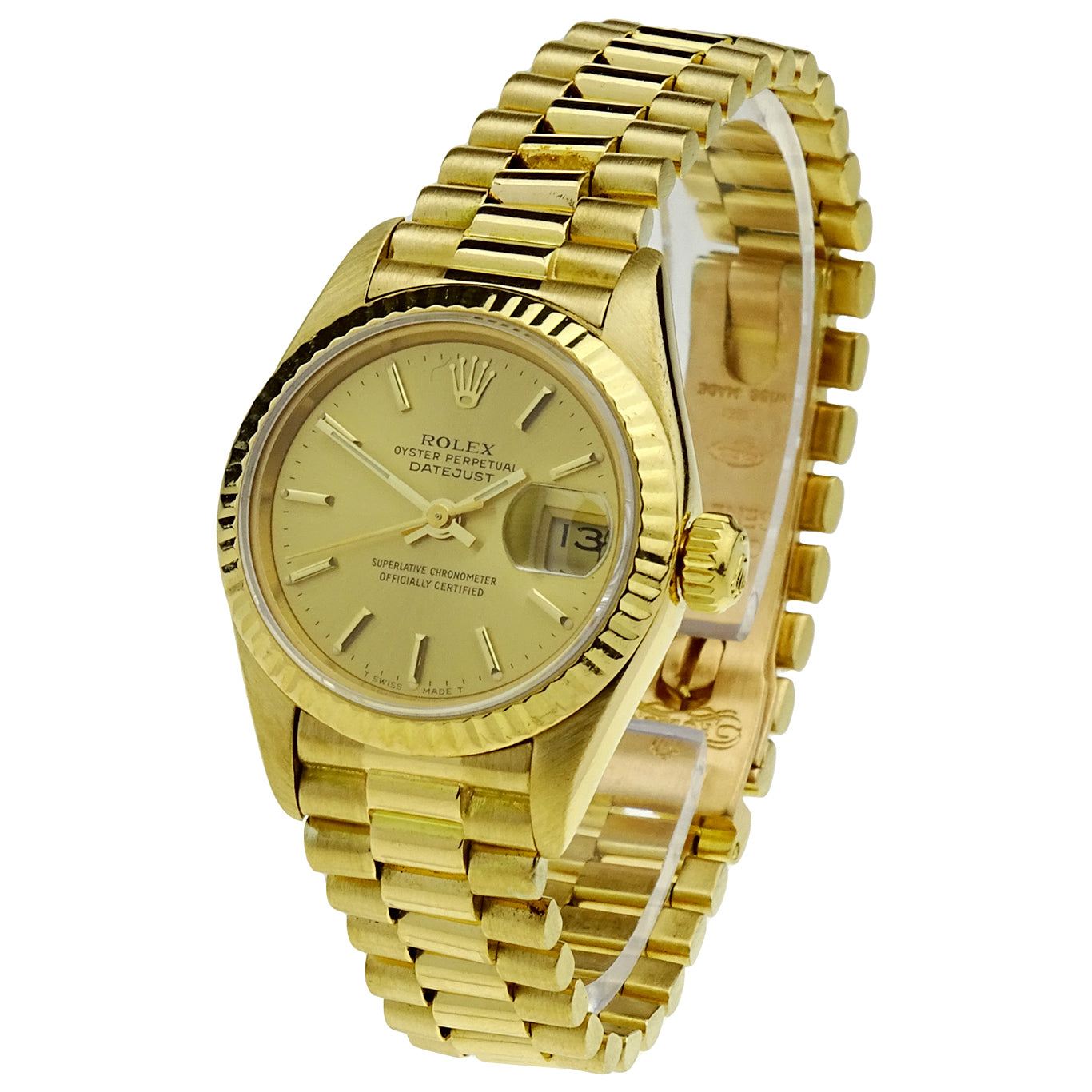 Rolex Lady Datejust Oyster Perpetual 18k Gold at Parkers Jewellers