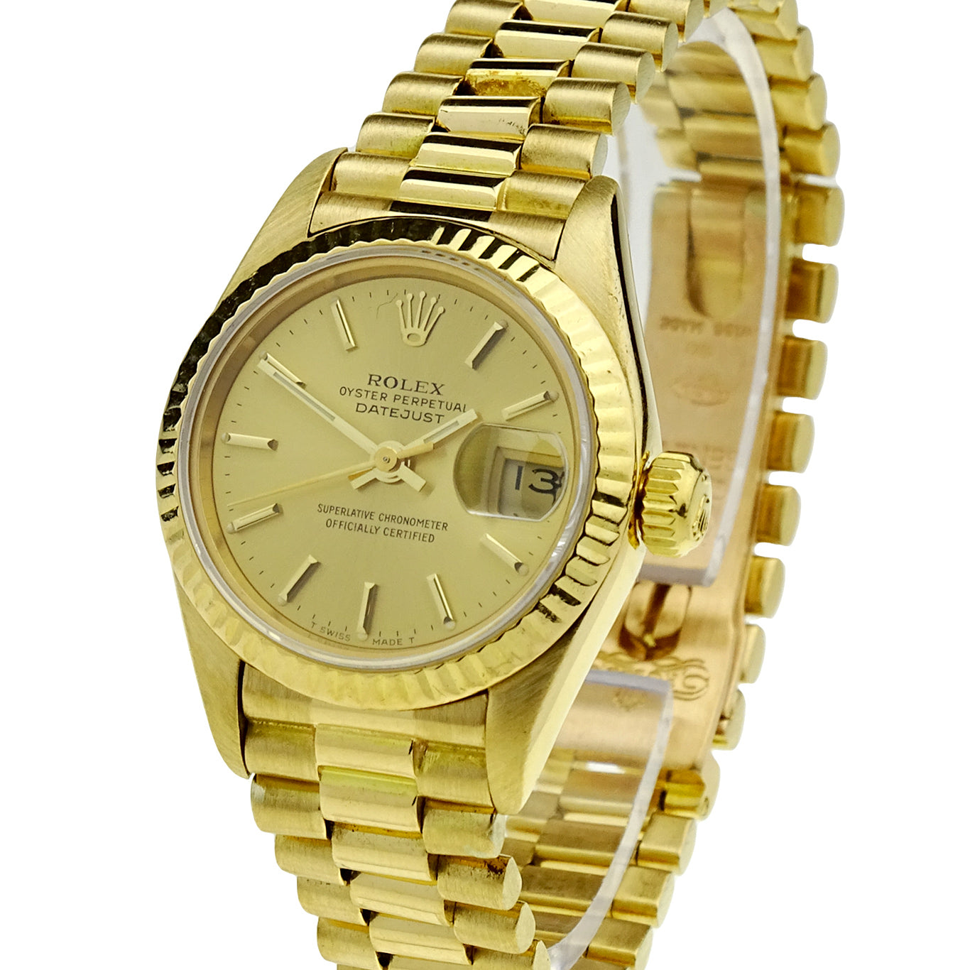 Rolex Lady Datejust Oyster Perpetual 18k Gold 69178