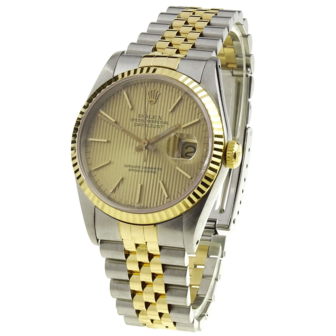 Rolex Datejust Oyster Perpetual Steel and Gold 16233