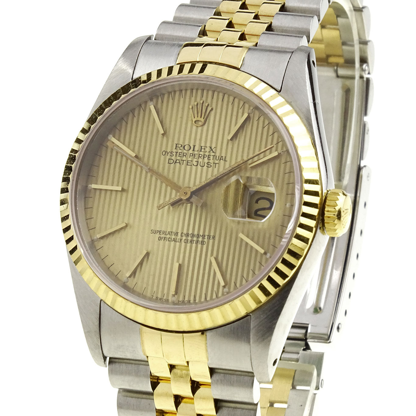 Rolex Datejust Oyster Perpetual Steel and Gold 16233