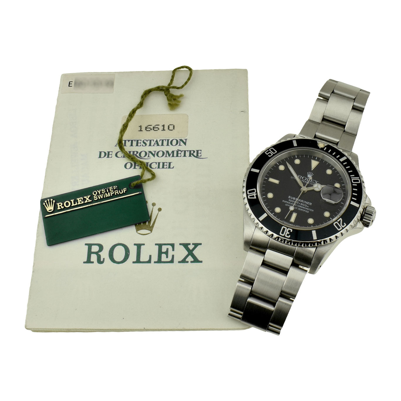 Rolex Submariner Date Oyster Perpetual 16610