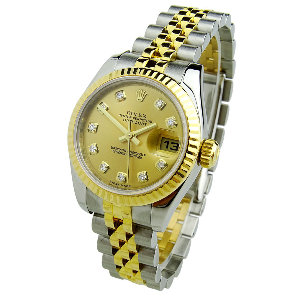 Rolex Lady Datejust Steel and Gold 179173