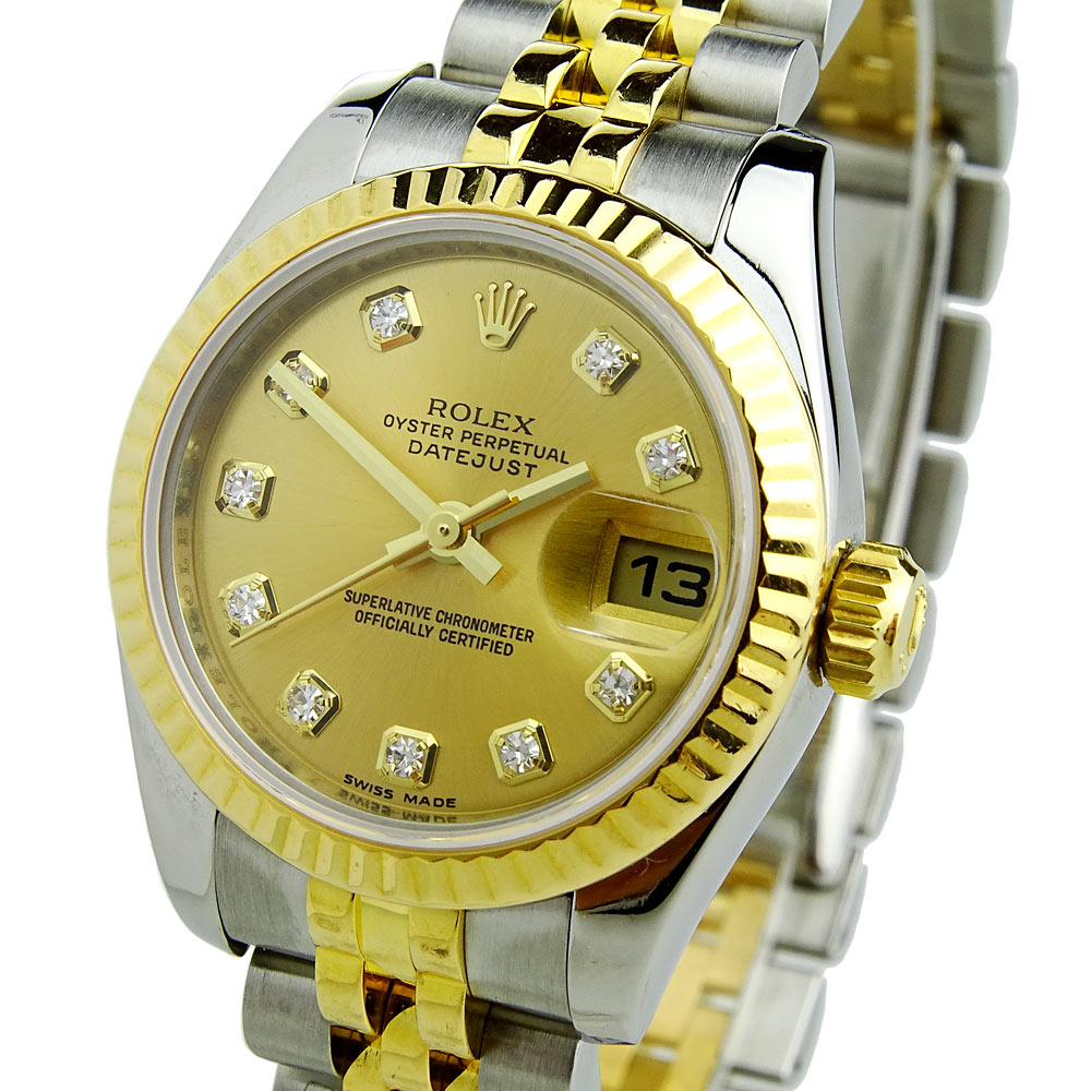 Rolex Lady Datejust Steel and Gold 179173