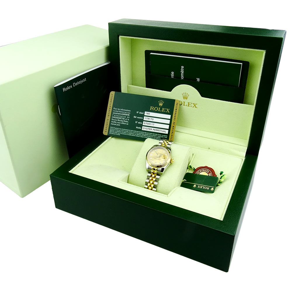 Rolex Lady Datejust Steel and Gold 179173