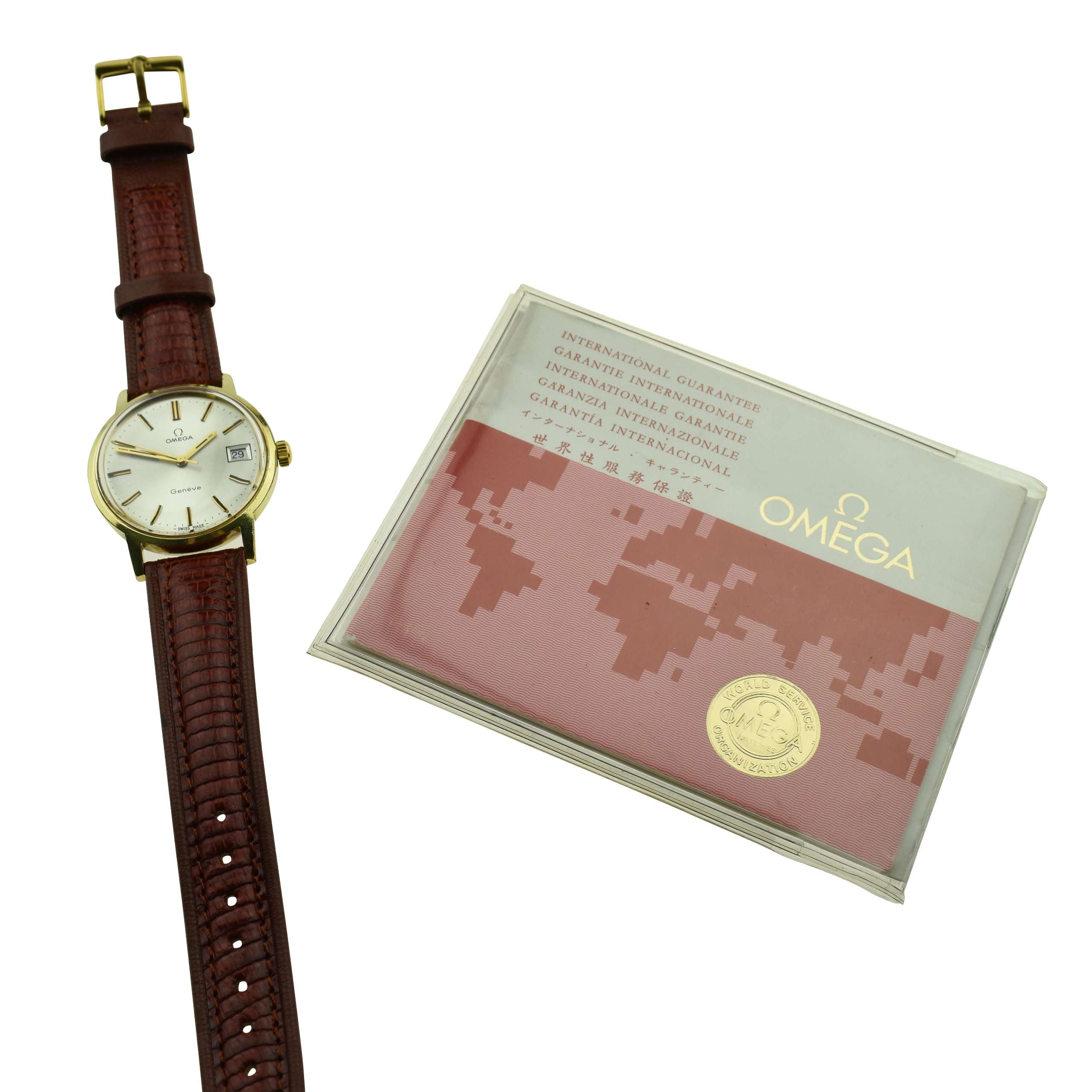 Omega Geneve 9ct Yellow Gold Plated 139.0099