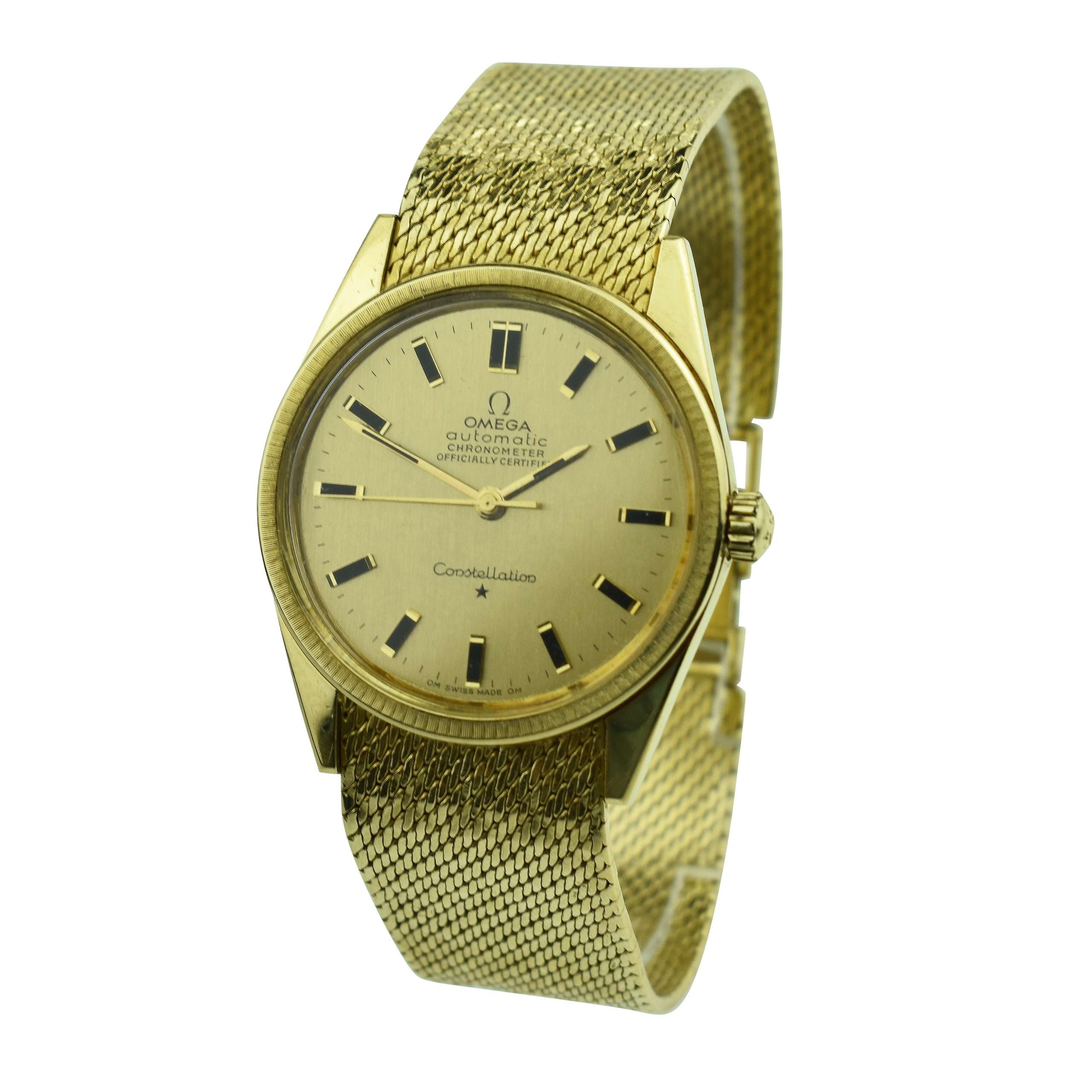 Omega Constellation 18ct Gold Automatic Cal.712