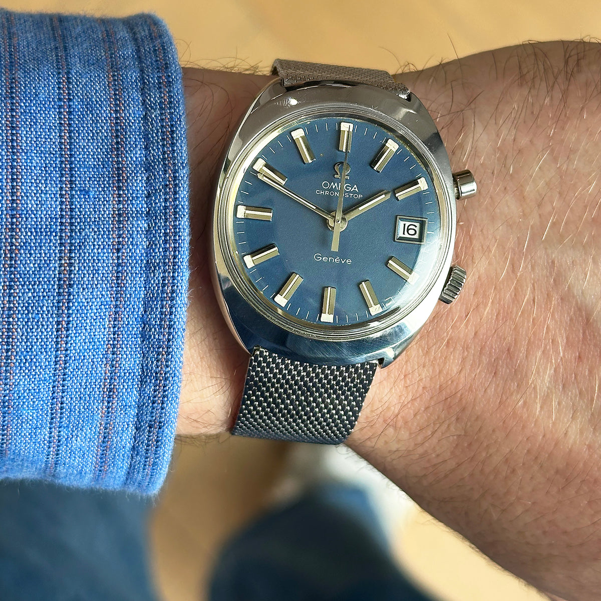 Omega Chronostop Geneve Date 146.009