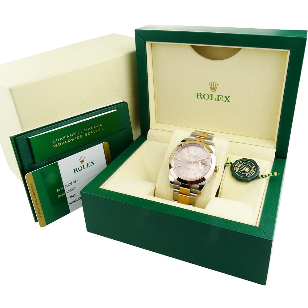 Rolex Datejust II Oyster Perpetual Steel and Rose Gold 126301
