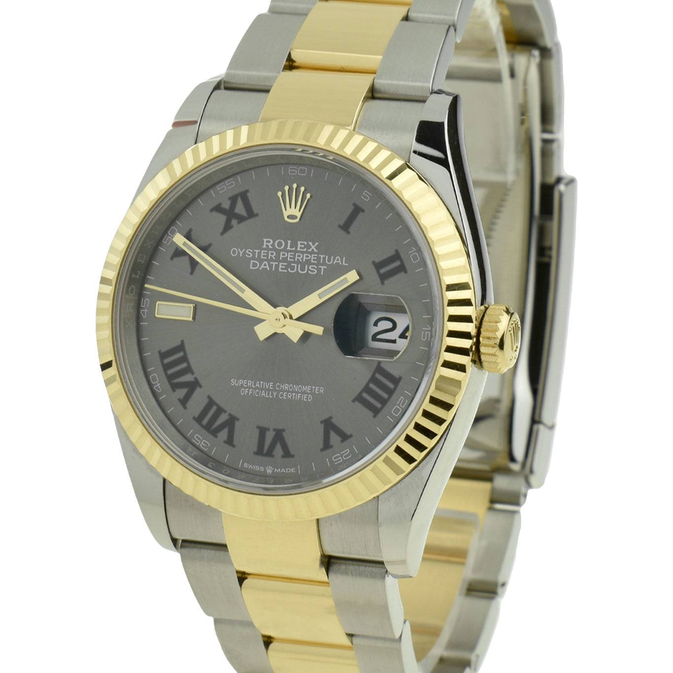 Rolex Datejust 36 "Wimbledon" Stainless Steel &amp; Gold 126233