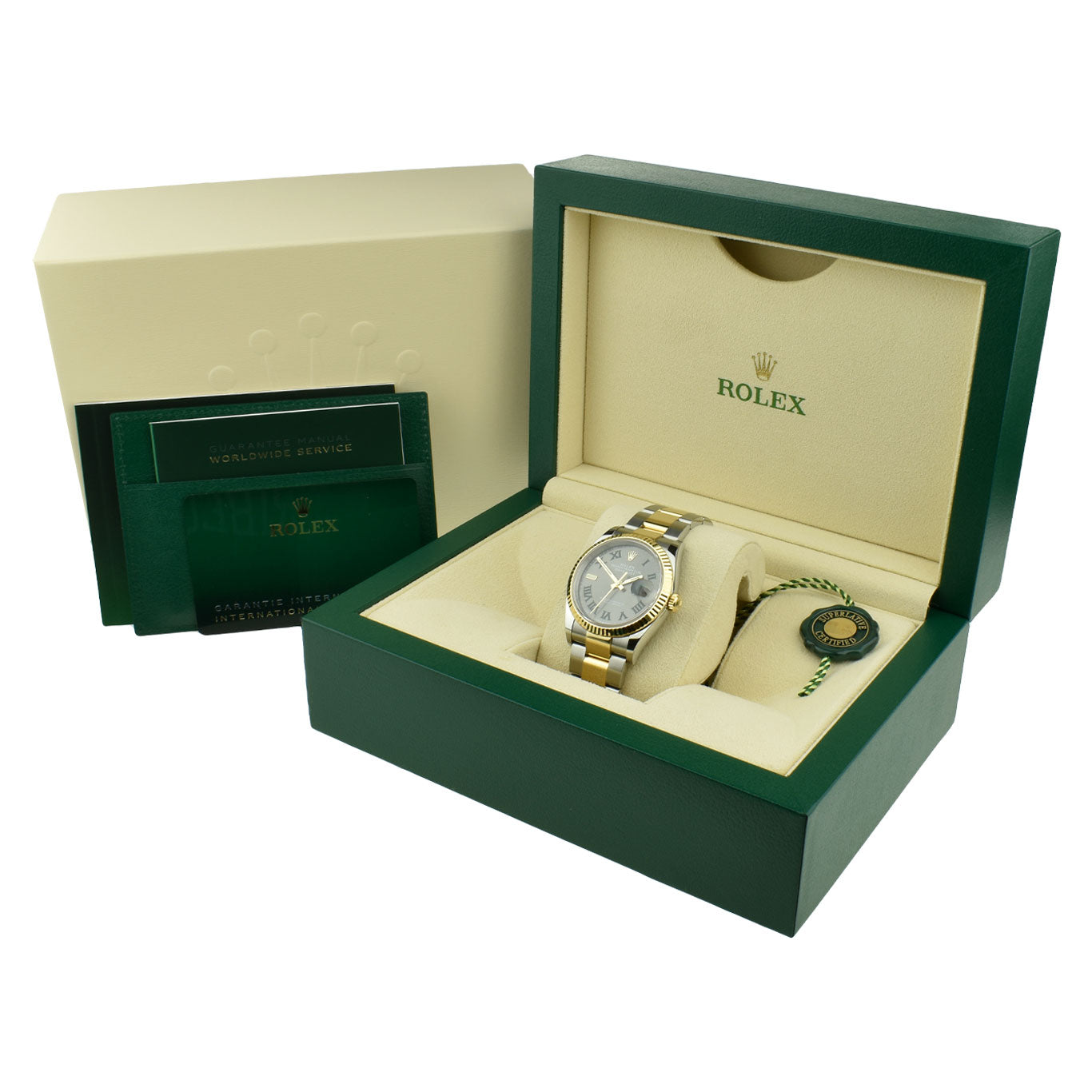Rolex Datejust 36 "Wimbledon" Stainless Steel &amp; Gold 126233