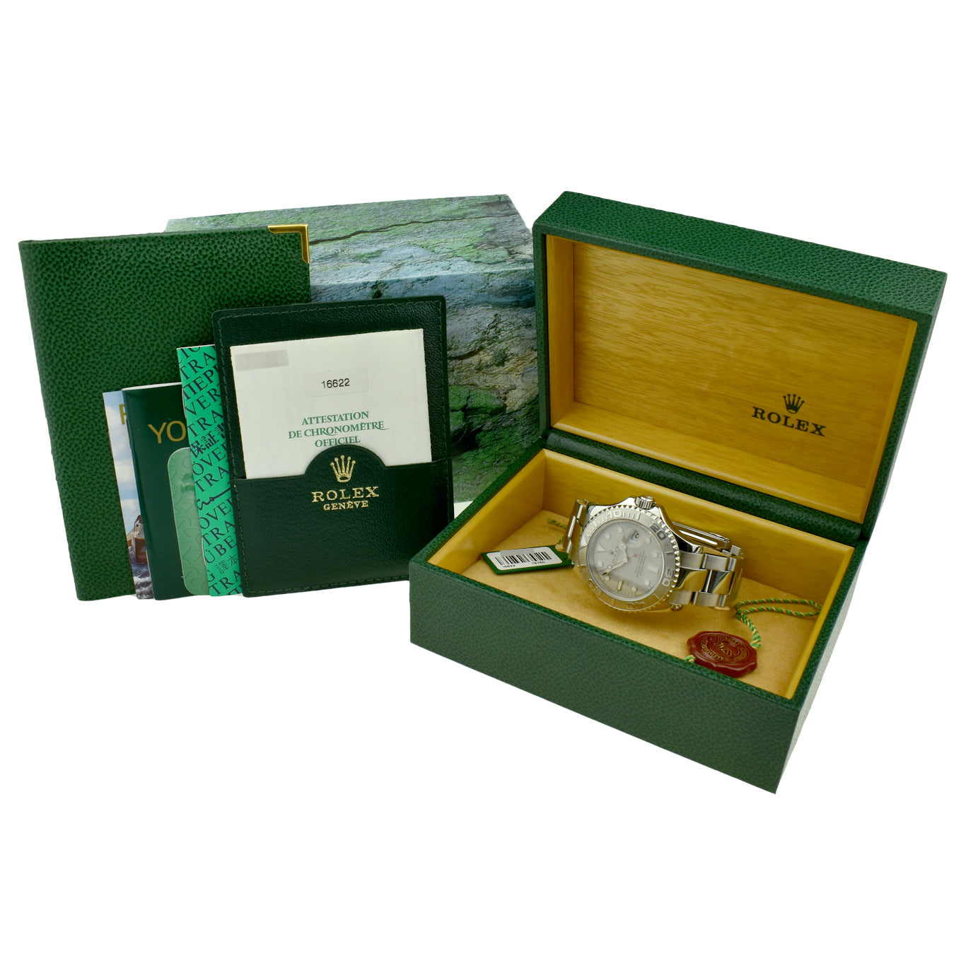 Rolex Yacht-Master Stainless Steel &amp; Platinum Bezel 16622