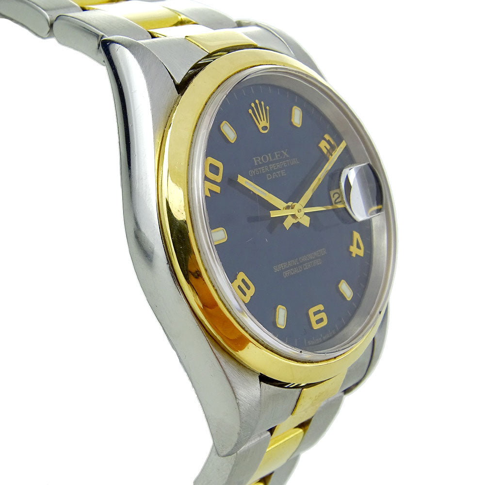 Rolex Oyster Perpetual Date Steel and Gold 15203