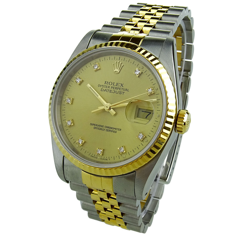 Rolex Datejust Steel and Gold 16233