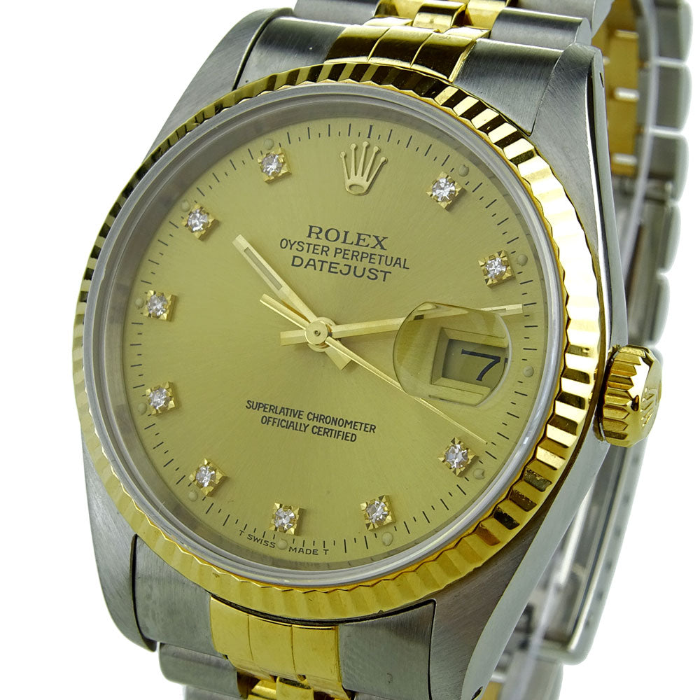 Rolex Datejust Steel and Gold 16233