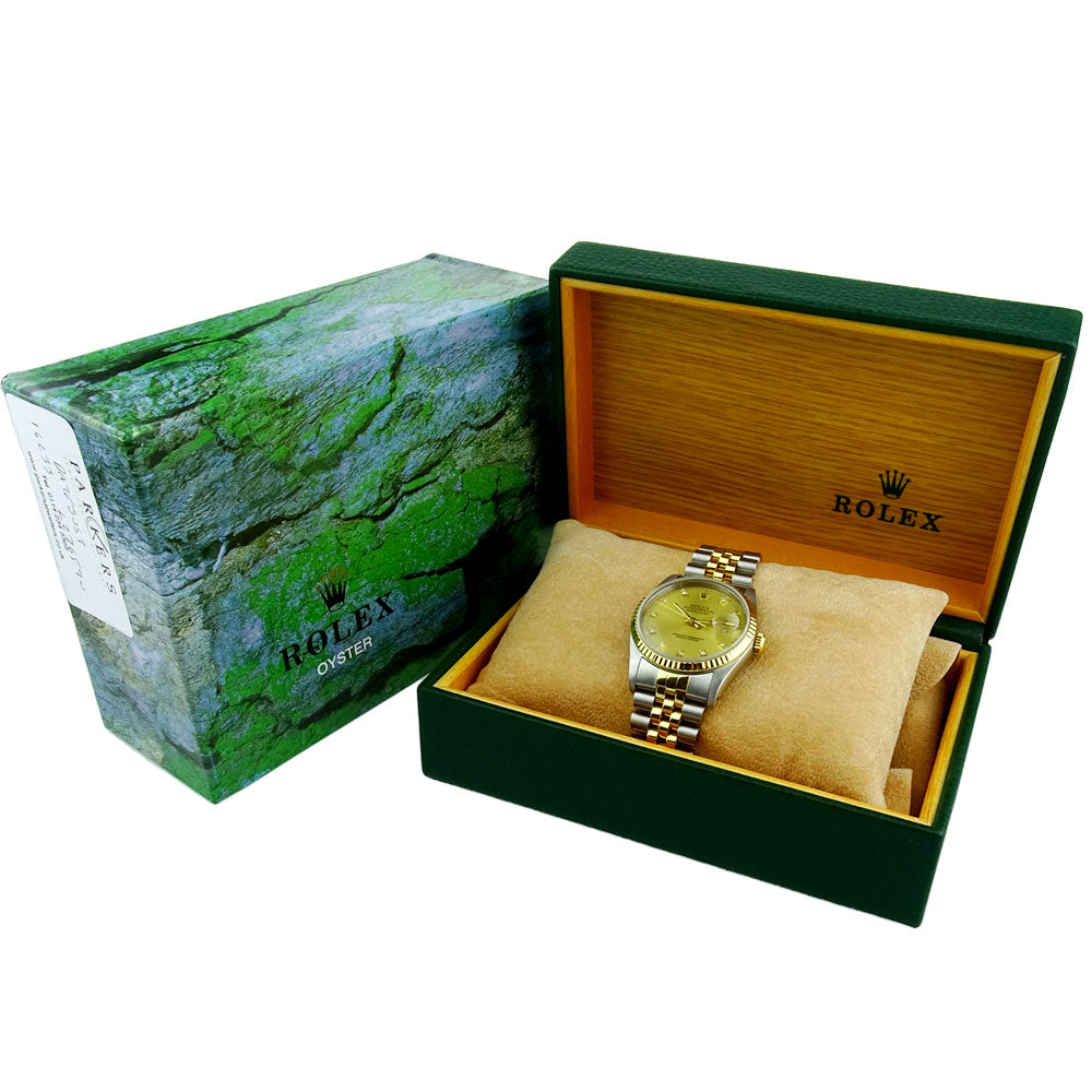 Rolex Datejust Steel and Gold 16233