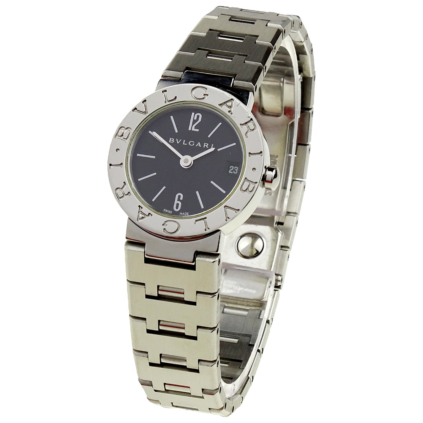 Bvlgari Ladies Steel Quartz BB 23 SS