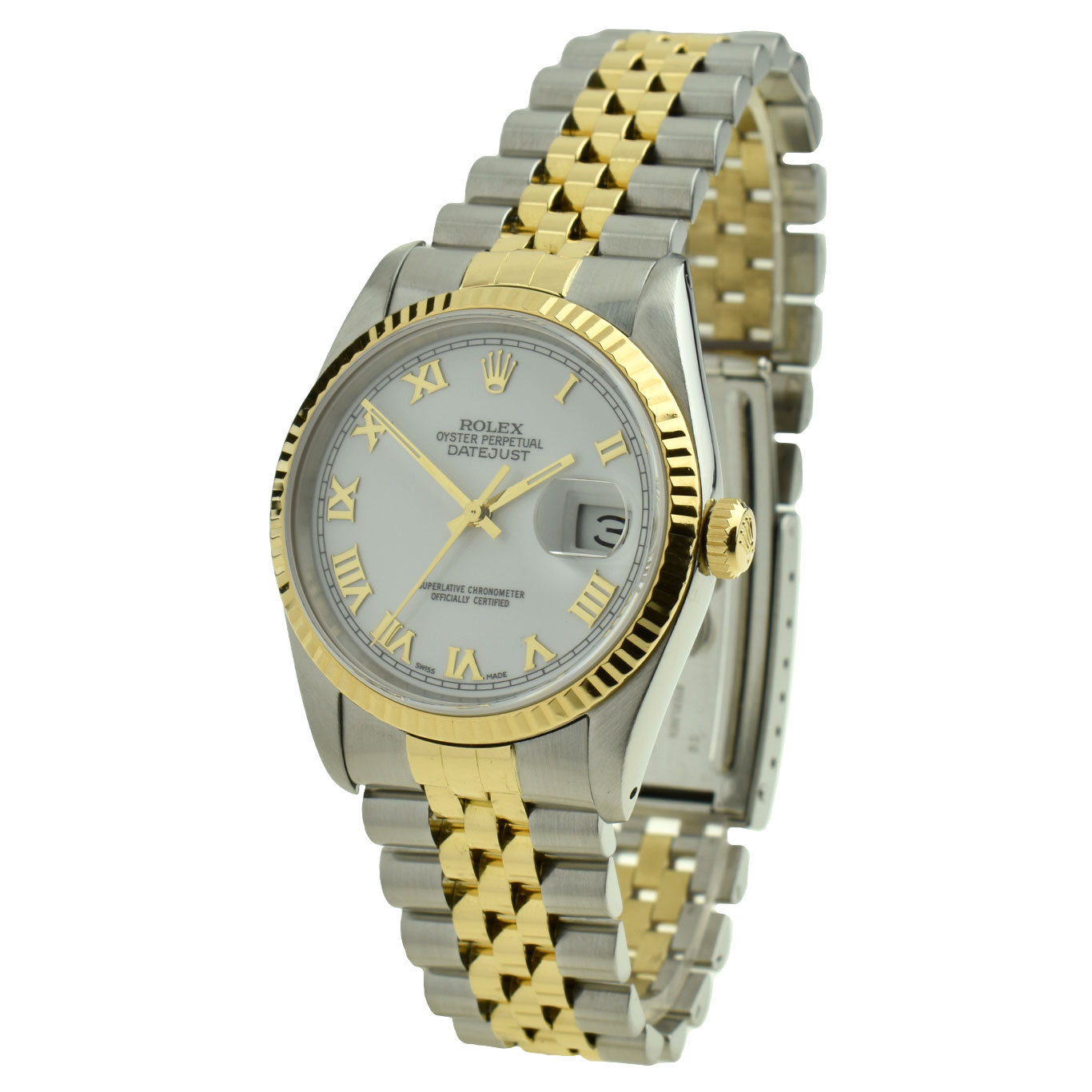 Rolex Datejust Oyster Perpetual Steel & Gold 16233 at Parkers Jewellers