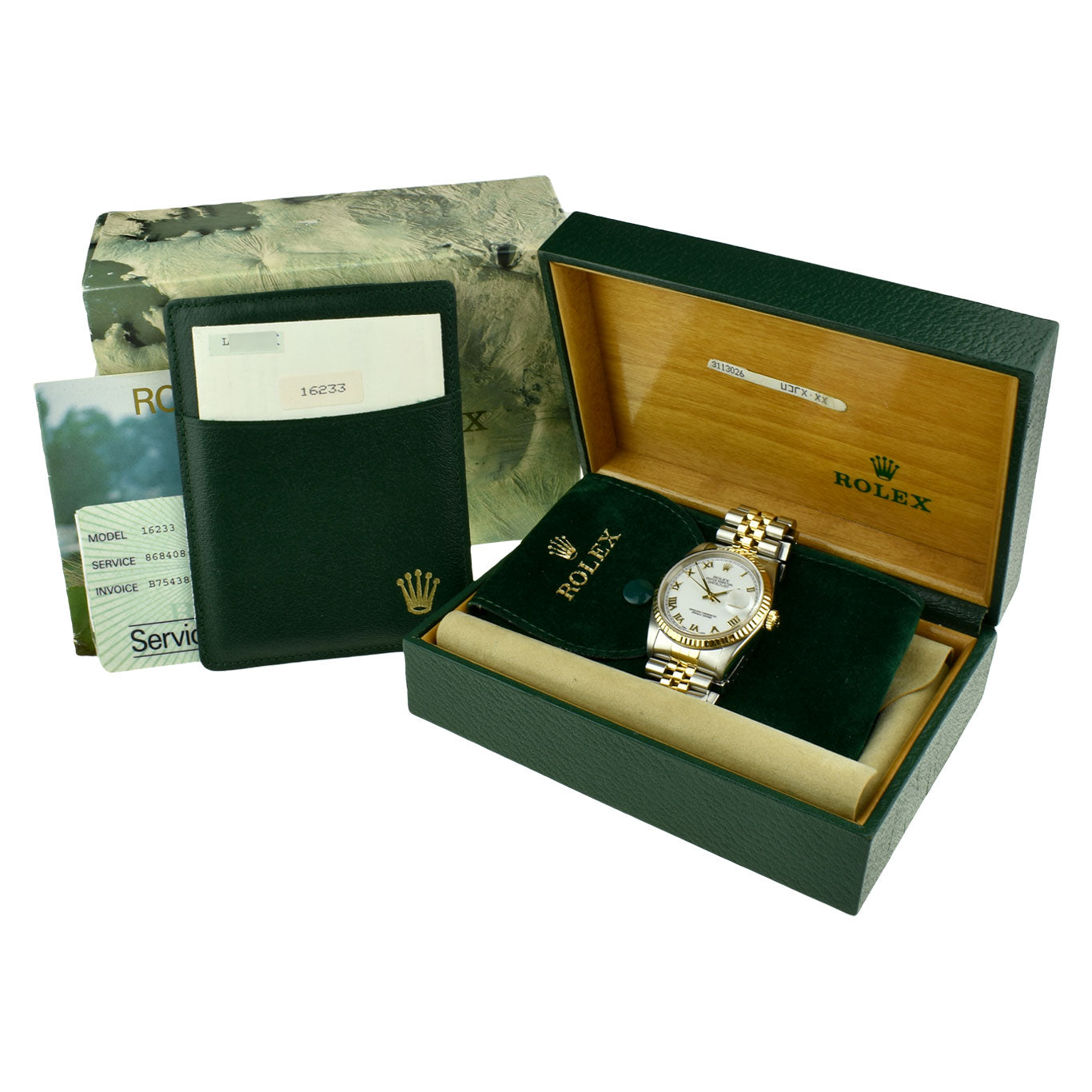 Rolex Datejust Oyster Perpetual Steel &amp; Gold 16233