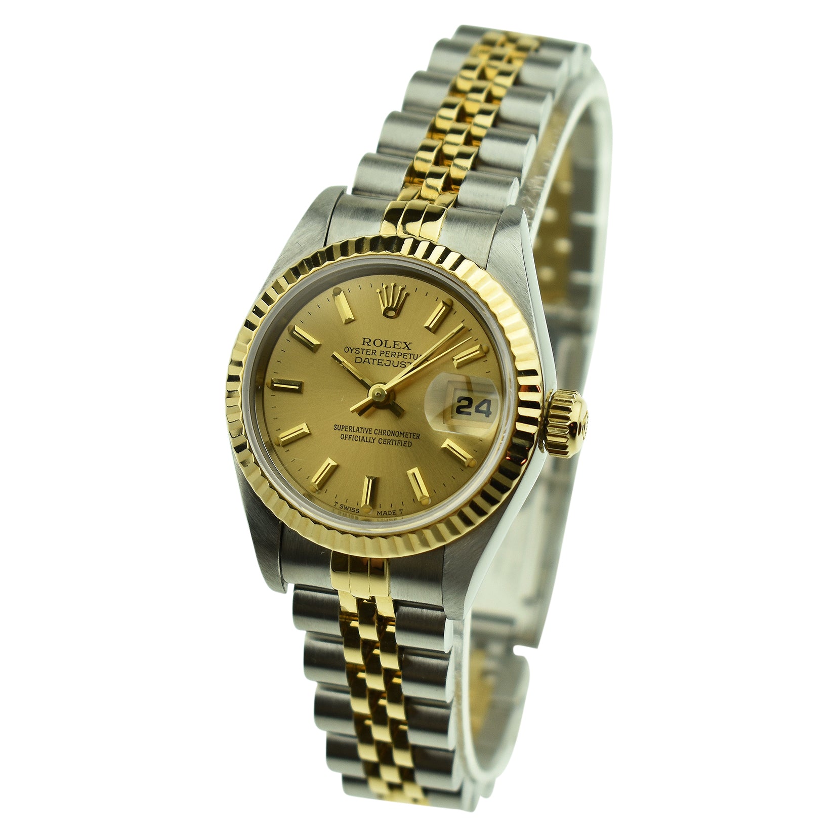 Rolex Ladies Datejust Jubilee Gold & Steel 69173