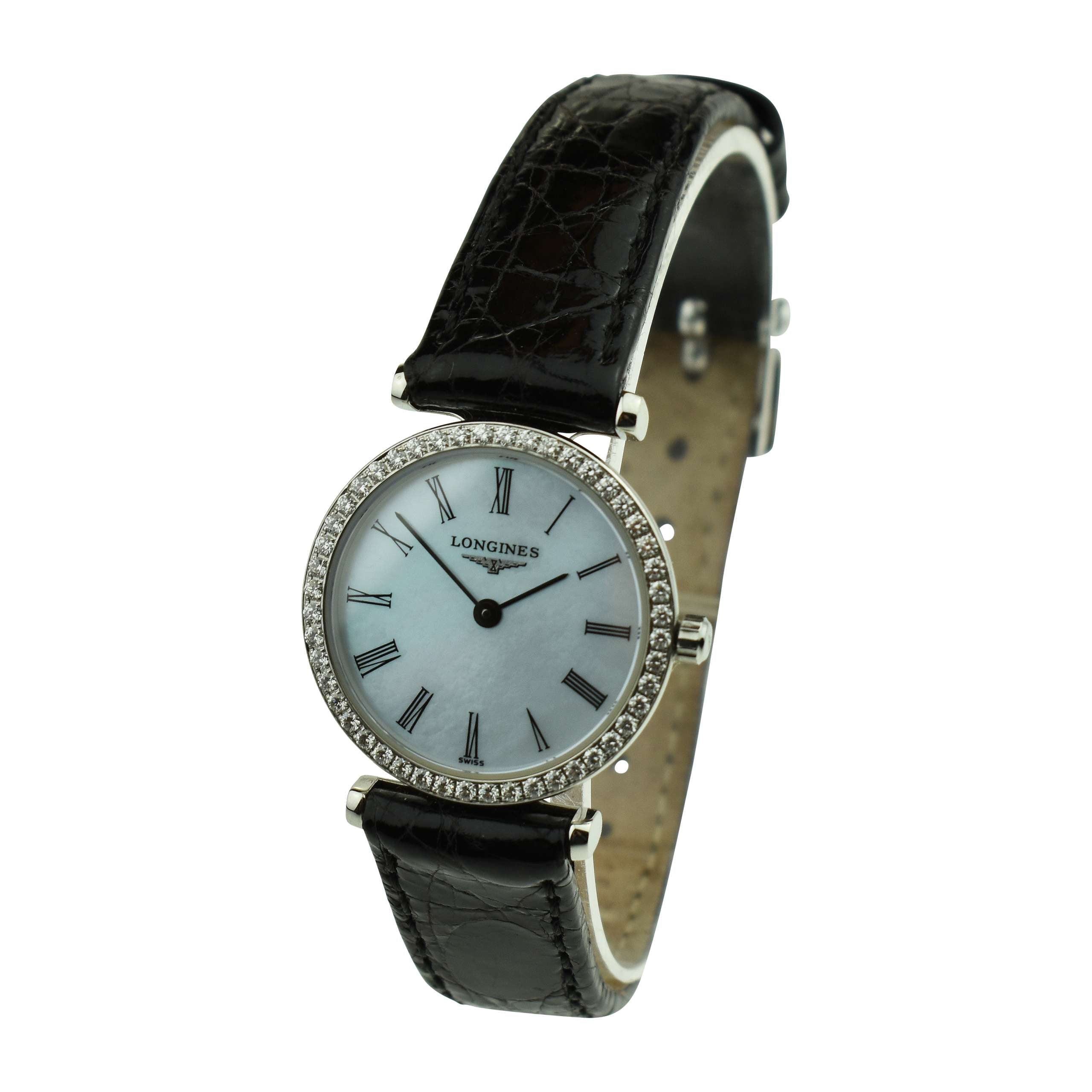 Longines La Grande Classique Diamond-Set Wristwatch