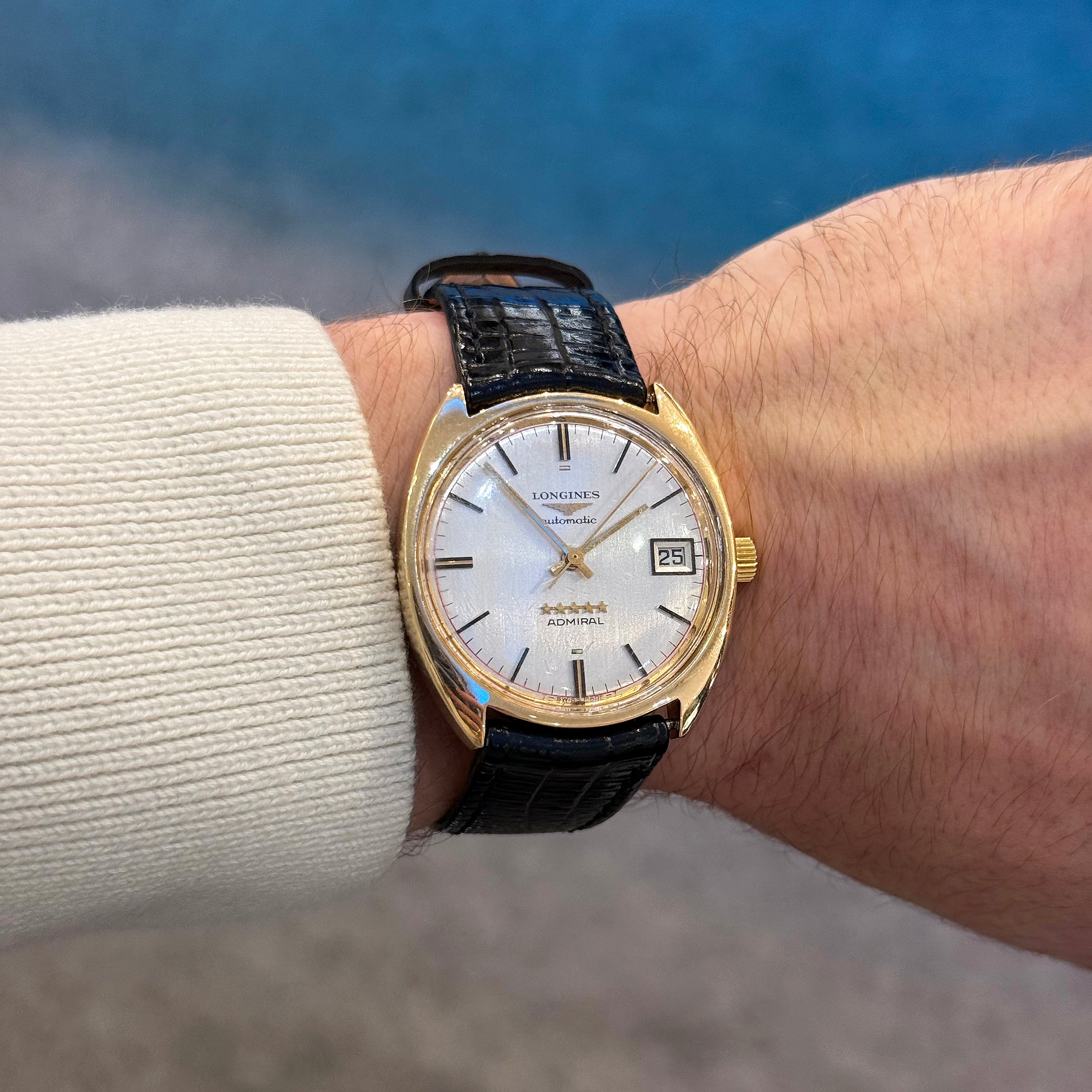Longines Admiral 5 Star 9ct Yellow Gold Automatic