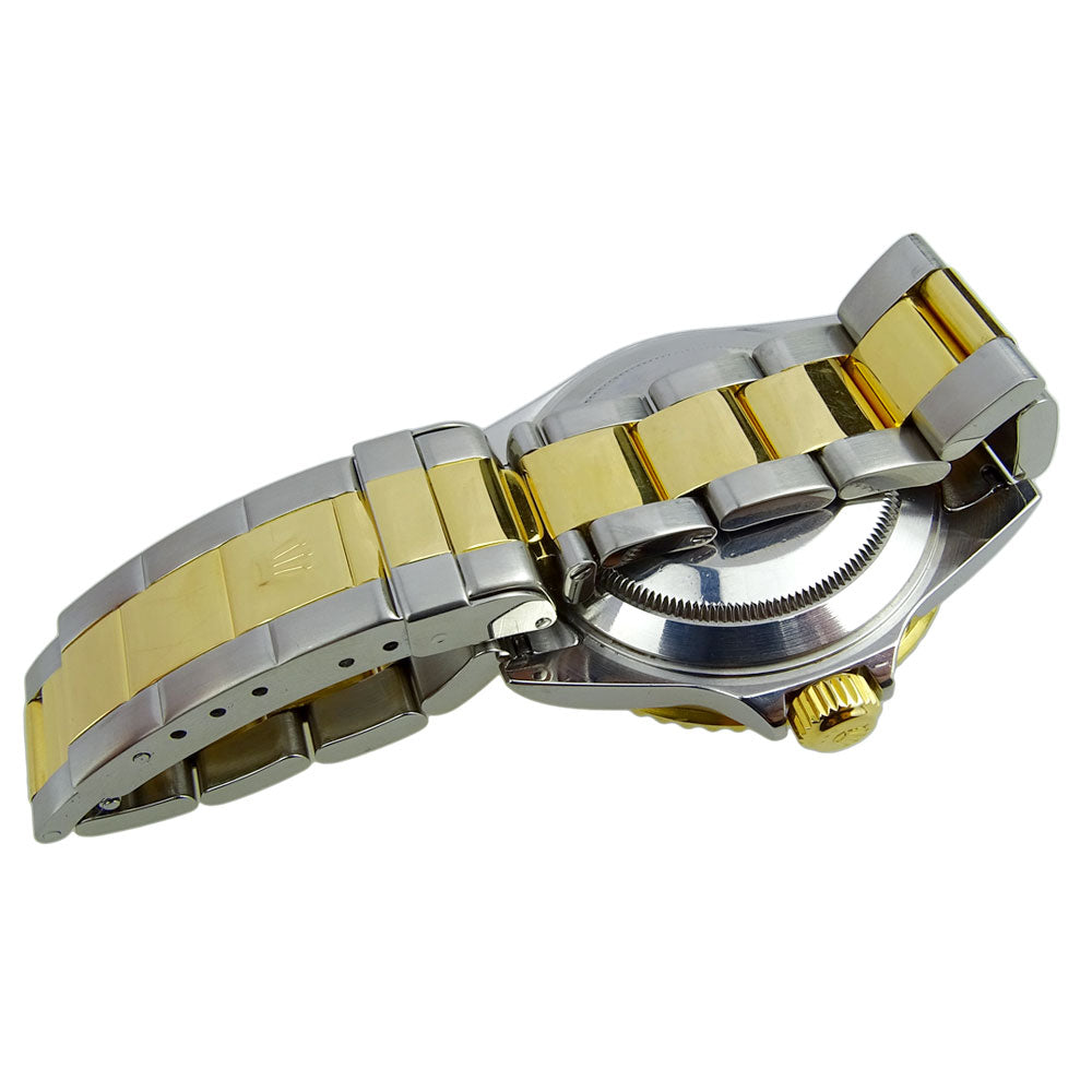 Rolex Submariner Date Steel and Gold Serti Dial 16613
