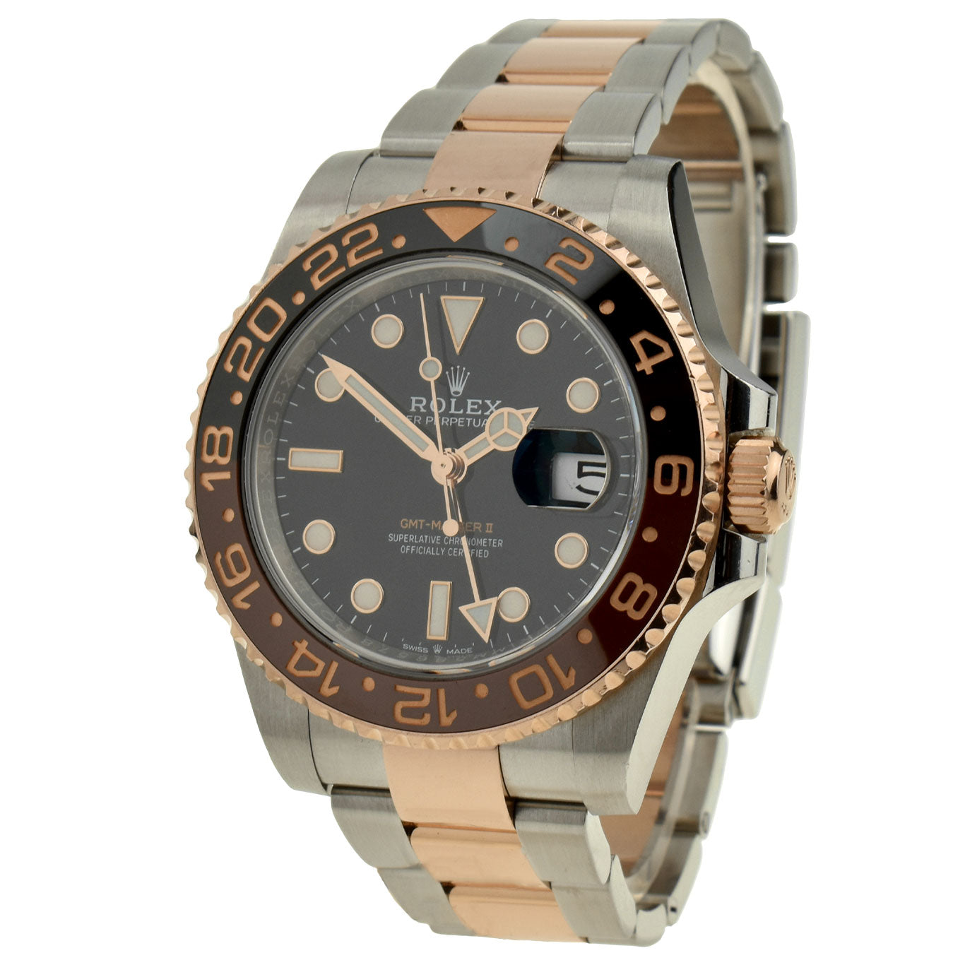 Rolex GMT-Master II Steel & Gold “Root Beer” 126711CHNR at Parkers Jewellers