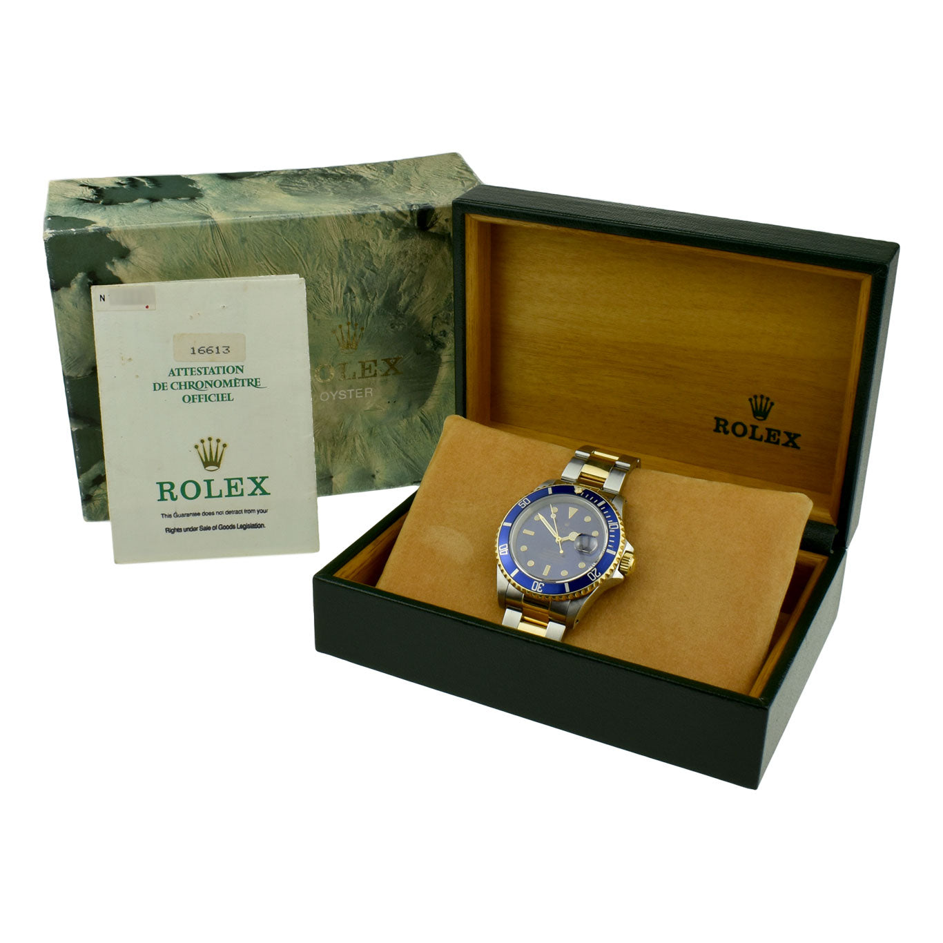 Rolex Submariner Date Stainless Steel &amp; Gold 16613