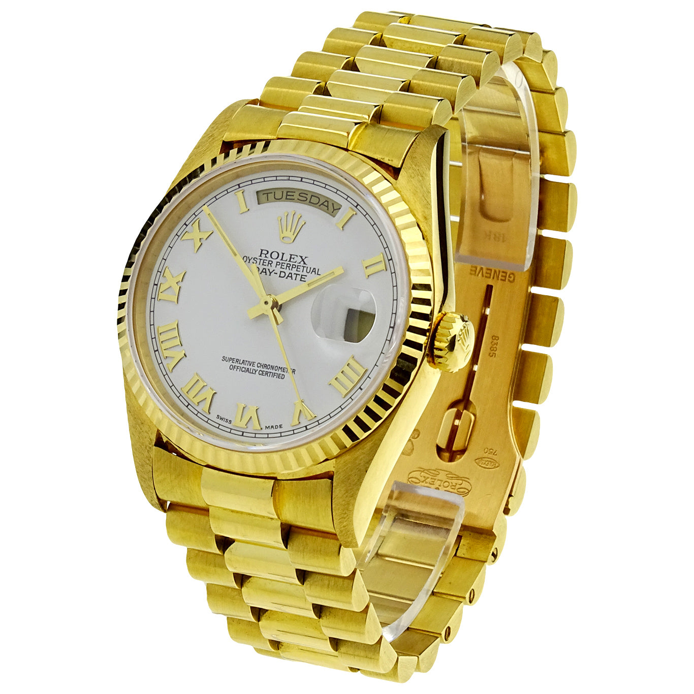 Rolex Day-Date 18k Gold 18238 at Parkers Jewellers