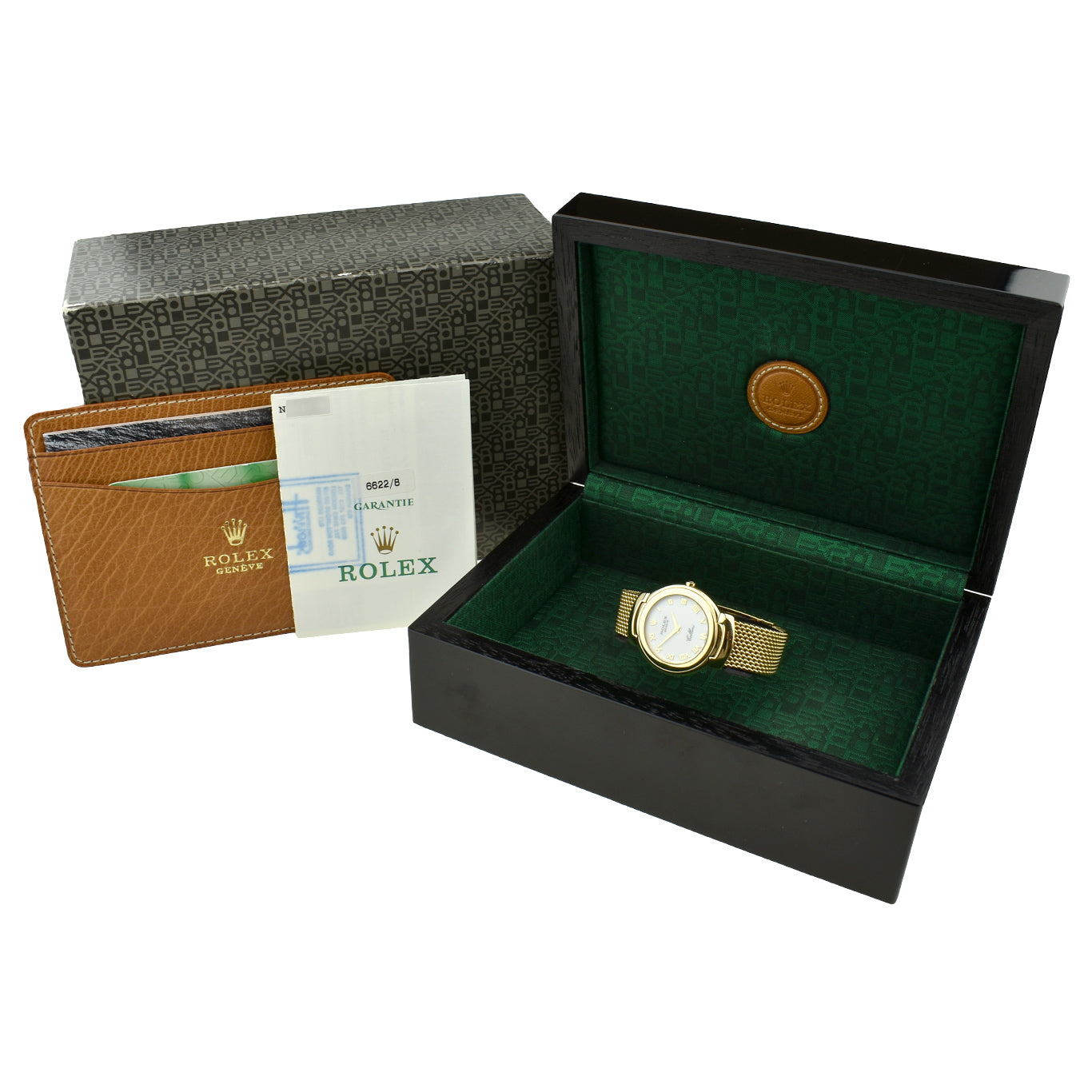 Rolex Ladies Cellini 18k Gold Quartz 6622