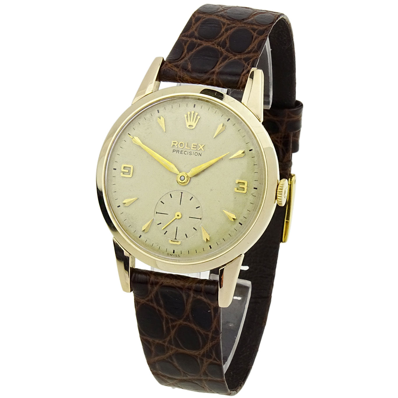 Rolex Precision Vintage 9ct Gold