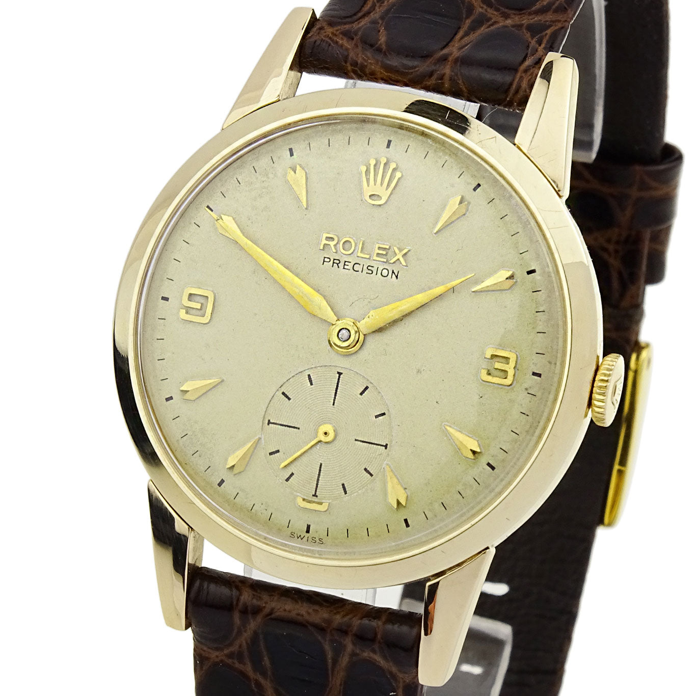 Rolex Precision Vintage 9ct Gold