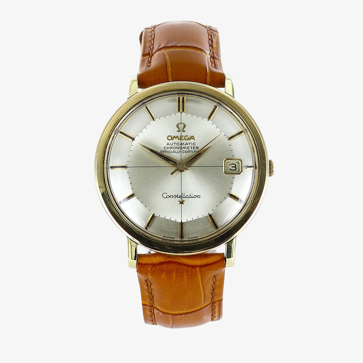 Omega Constellation Pie-Pan Gold Capped 14902