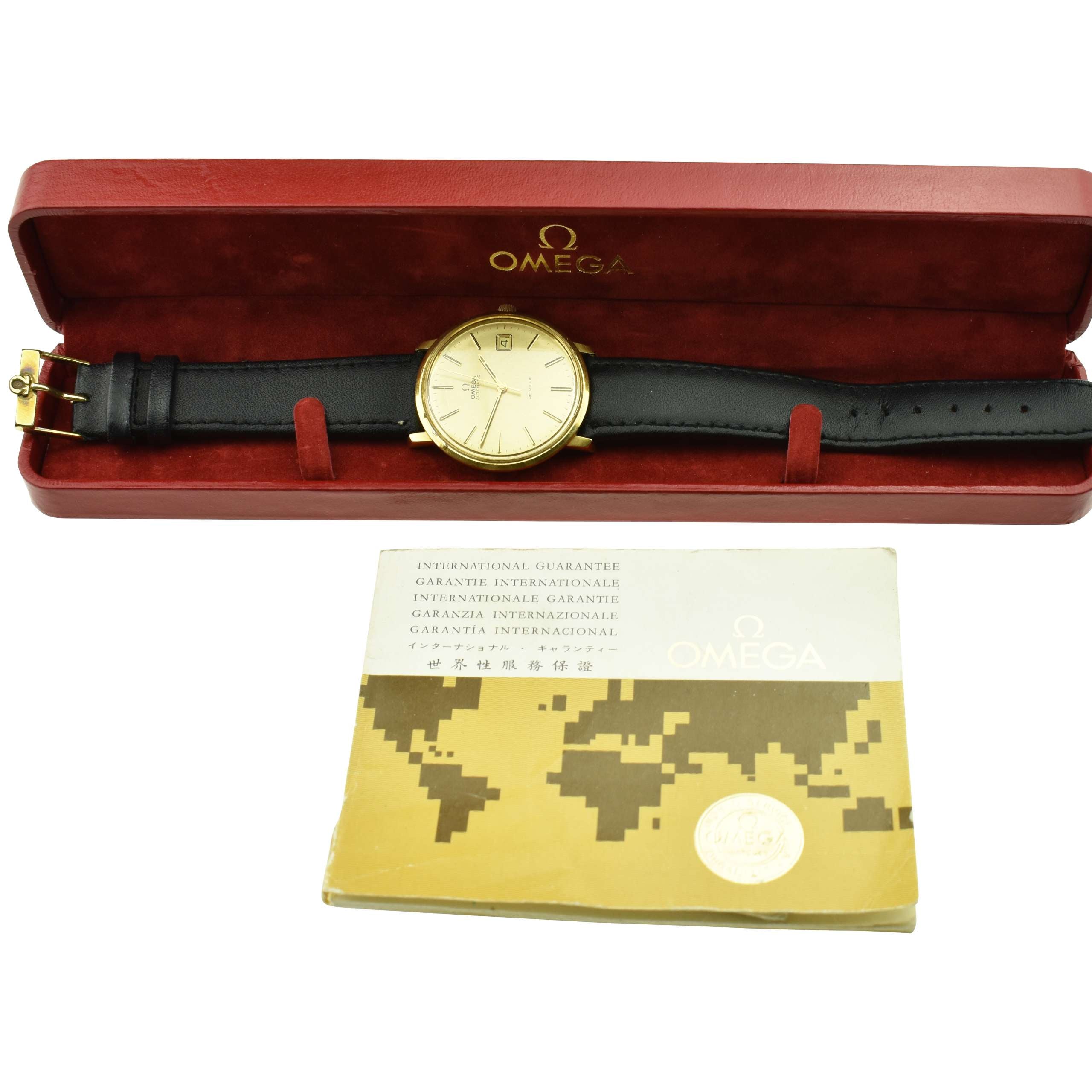 Omega De Ville 18ct Yellow Gold 166.134